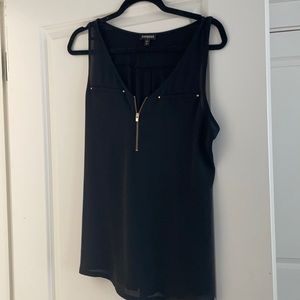 Express tank M zip front